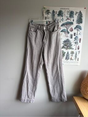 H&M Grey High Waist Jeans Size 8